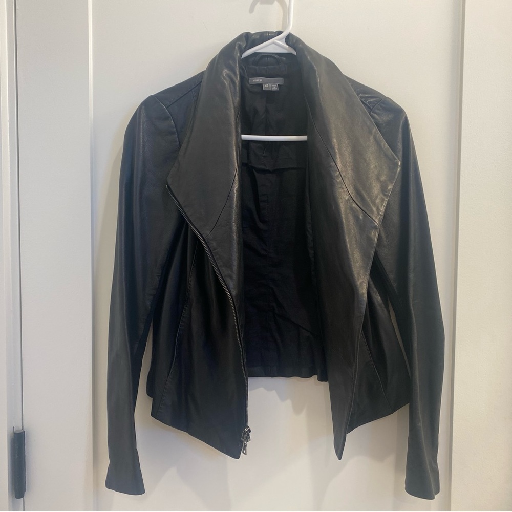 Vince Leather Jacket XS